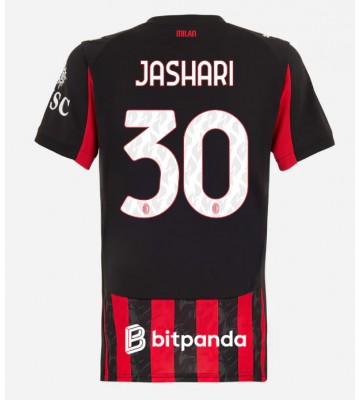 AC Milan Ardon Jashari #30 Hjemmebanetrøje Dame 2025-26 Kortærmet
